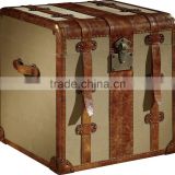 American style antique suitcase ,retro trunk living room T962#