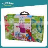 Toprank Colorful 5pcs Washing Dish Mesh Scourer Scrubbing Cleaner Scrub Sponge Pad Kitchen Scouring Pad thumbnail-3