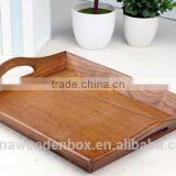 Popualr New Home Deco Unfinished Wood Serving Tray for Sale thumbnail-1