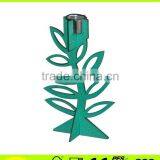 on Sale Small Engraved Wood Candle Holder thumbnail-1