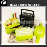Best Selling 3 Compartment Plastic Fashionable Lunch Box