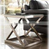 Hot Sales Stainless Steel 201#table Frame Metal Glass Coffee Table High Qualtiy