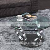 C8041rotating Glass Top Multifunction Coffee Table thumbnail-5