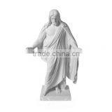 Outdoor Decor Stone Carvings and Sculptures Hand Carved Marble Regilious Jesus Christ Statue thumbnail-3