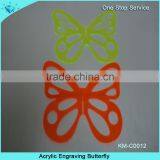 Colorful Acrylic Engraving Butterfly for Holiday Decoration and Gifts thumbnail-3