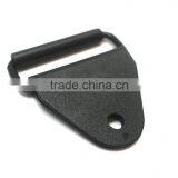 1" Black Chafe With Rectangle Metal Loop & PP Roller, Plastic Chafe With Metal Loop and Roller, POM thumbnail-4