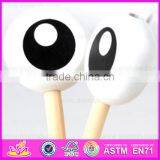 2016 Hot Sale Baby Wooden Snail Toy, Most Popular Kids Wooden Snail Toy W05B155 thumbnail-5