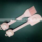 Silicone Spatula and Brush Set of 2 With Pig Shape pp Handle Baking and Cooking Utensils Basting and Pastry thumbnail-2