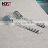 Hot Sale New Design High Quality Screen Flower Handle 304stainless Steel Kitchen Utensils thumbnail-2