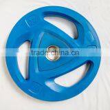 3 Holes Commercial Rubber Bumper Plates Weight Plate thumbnail-3