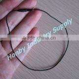 NO LOGO Custom Black Loop Hangtag String