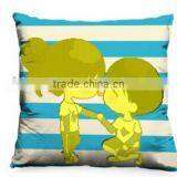 3 d Cross-stitch Pillow Animated Cartoon Lovers Lovely Printing Cross-stitch Pillowcase thumbnail-2