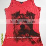 2012 FASHION CUTE PRINTED WOMEN TANK TOP