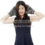 CX-A-60H Wholesale New Fashion Mittens Real Mink Fur Woman Fur Gloves thumbnail-2