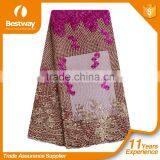 Fashionable Muti-color French Lace Fabric French Lace Wedding Dress for Ladies FL0246 thumbnail-4