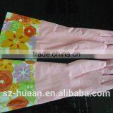 Good Quality Bicolor Long Household Latex/rubber Gloves thumbnail-6