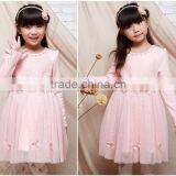 2015 Latest Design Children Long Sleeve Wedding Clothing Newborn Baby Fancy Dress thumbnail-3