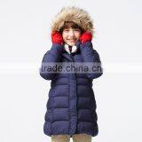 Girls Fake Fur Hood Warm Padded Coat