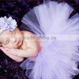 A Little Baby TuTu SKirts With Headband Girls Fluffy Tulle Pettiskirts thumbnail-1