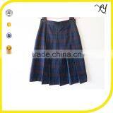 2017 New Design Pleated School Uniform Design Plaid Skirts thumbnail-1