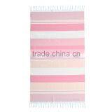 Stripe 100% Cotton Beach Towel With Tassel Made in China thumbnail-3