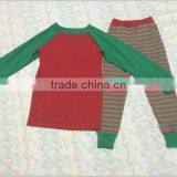 Long Sleeve Wholesale Pajamas With Stripe Pants Children Christmas Pajamas thumbnail-2