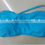 Hot Sale Summer Chevron Swim Ruffle Bandeau Top thumbnail-3