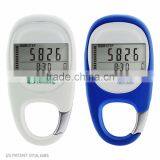 Clip N' Go 3D Sensor Pedometer - Has Easy to Read Display With Clock and Low Battery Indicator and Comes With Your Logo