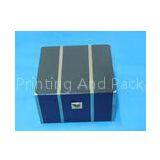 Eco-friendly Wood Jewelry Boxes Printing Service Pantone Color Offset