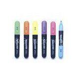 Indelible Slim And Flat Highlighter Marker Pen For Student With Skidproof Grip