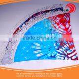 Hot Selling European Style Funky Cotton Print Women Summer Cover Sunproof Round Beach Towel thumbnail-3
