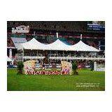 Double Decker High Peak Tents With Glass Walls For Horse Competition