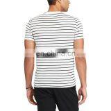 New 100% Cotton Wholesale Custom Striped t Shirt Mens thumbnail-2