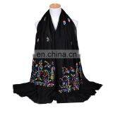 China Big Factory Good Price Latest Fashion Hijab Scarf With Fringe thumbnail-2