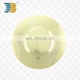 High Quality Shiny Gold Metal Custom Souvenir Plate thumbnail-2