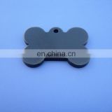 black bone shaped little tags pendants for pets