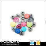 Customized Flatback Style Enamel Garment Metal Rivet Enamel Logo Laser Out Effect Button for Garment Jeans Bag Shoes Metal Rivet thumbnail-1