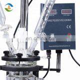 Lab Scale Mobile Glass Reactor With Vertical Condenser thumbnail-6