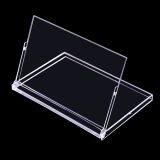 Wholesale Weisheng 4x6 Inch Office Calendar Holders Desktop Stand Plastic Box Calendar Keeper Display Calendar Case thumbnail-4