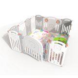 Baby House Hold Furniture Baby Play Yard Play Center Modern Simple Folding Bear Pattern Portable 14panelsbaby Play Fence Playpen
