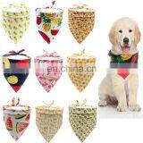 Fruits Series Printing Large Dog Triangle Bandanas for Pets thumbnail-2
