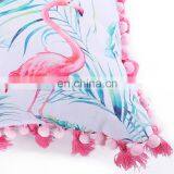 UV Resistance Waterproof Outdoor Pillow With Tassel for Beach and Garden Ins Flamingo Style Outdoor Cushion thumbnail-7