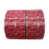 Full Form Flower Print Ppgl Prepainted Aluzinc Roofing Sheets thumbnail-1