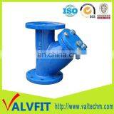 Blue Epoxy Flanged Y Type Strainer for Water thumbnail-3