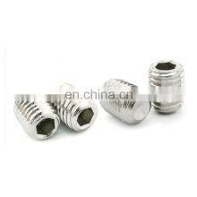 Factory Stock Stainless Steel Inox DIN913 DIN914 DIN915 DIN916 Internal Hex Socket-head Set Screw Hexagon Socket