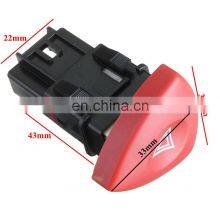 New Hazard Warning Light Switch Dash Red Button For Renault Espace Laguna For Vauxhall Clio II 4 PIN OE 8200442724 93856337 thumbnail-2