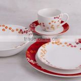 Porcelain Ceramic Type and Disposable dinner set with coup shape Ceramic Material Dinner Plate Set ceramic soup bowls