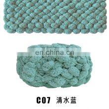 Machine Knitting Yarns Fancy Scarf Yarn Hand Knitting Polyster Woolen Popcorn Croche Fancy Acrylic Knitting Yarn thumbnail-5