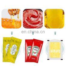 Plastic Bag Filling Seal Liquid Packaging Machines Emballage Oil Honey Ketchup 4 Side Sachet Sealing Packing Machine thumbnail-2