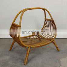 Vietnam Supplier Vintage Rattan Magazine Rack, Magazine Holder, Wicker Book Storage Organizer Cheap Wholesale thumbnail-2